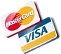 We accept Visa and MasterCard